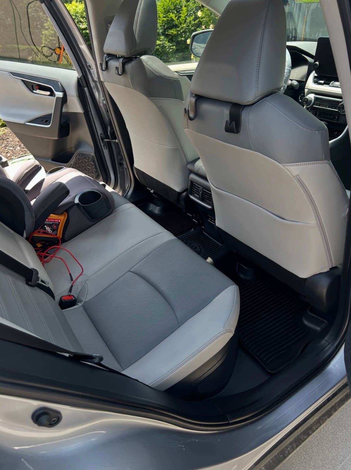 Cleaned and conditioned RAV4 rear bench seat