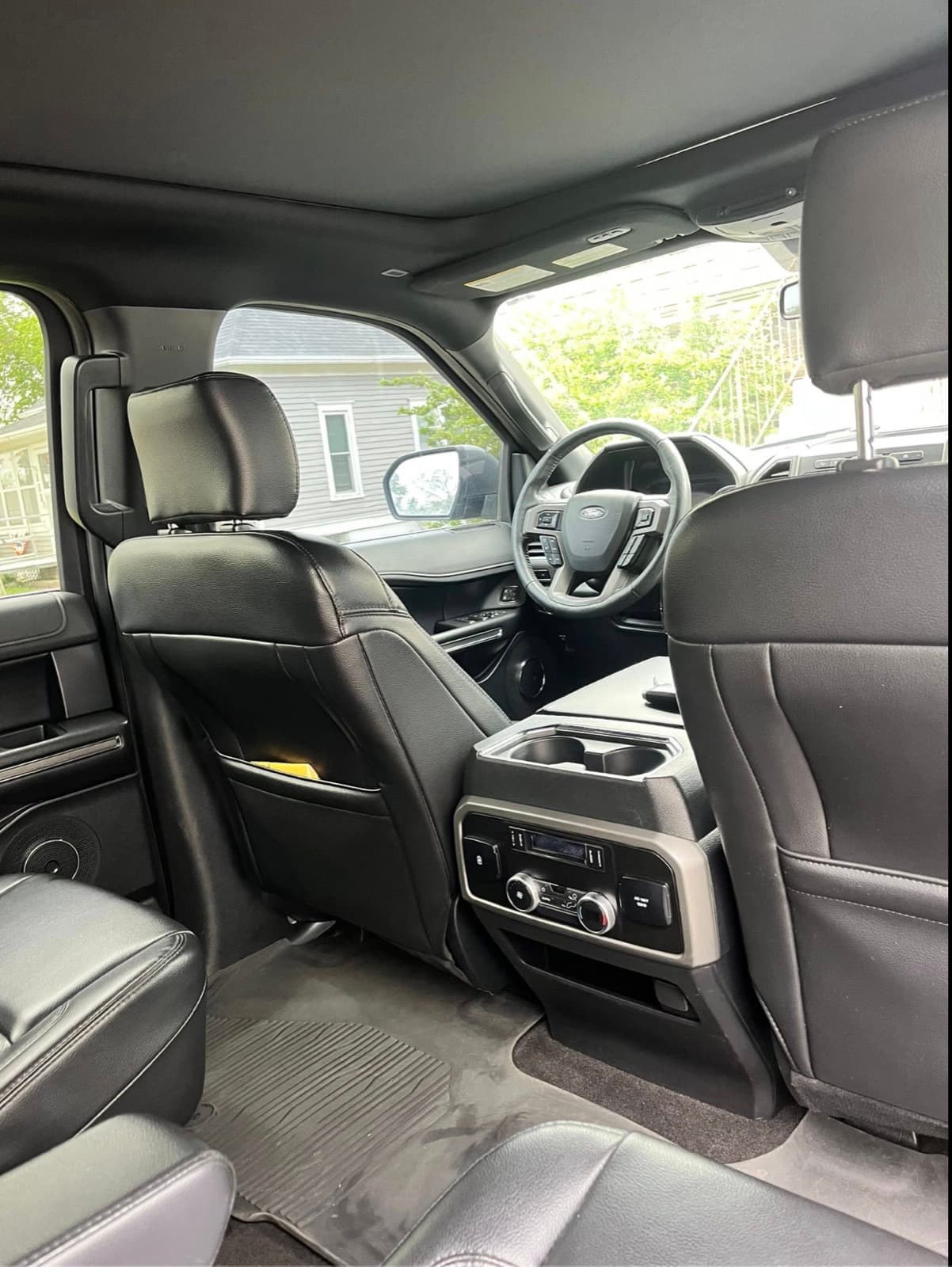 Ford Expedition rear bench and second-row interior