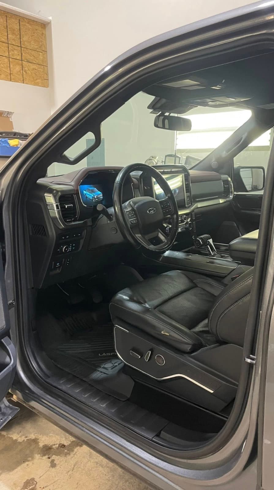 Ford F-150 driver seat after detail